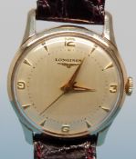 A c1950's Longines gentleman's wristwatc