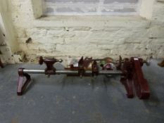 A Coronet Major woodworking lathe with m