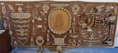 A board of World Knots with labels and p