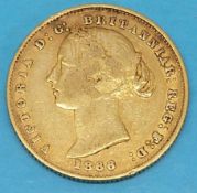 An 1866 Australian Sydney mint gold full