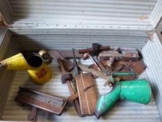 A collection of vintage tools to include