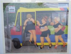 A signed Beryl Cook print 