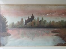 A pair of framed and glazed watercolours