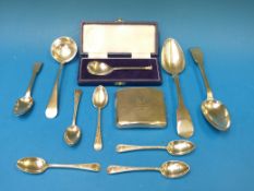 A quantity of hallmarked silver cutlery