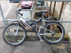 A Saracen full suspension mountain bike