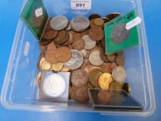 A quantity of coins to include crowns