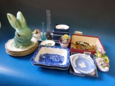 A large collection of ceramics including