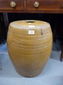 A large stoneware drinks vessel (Height