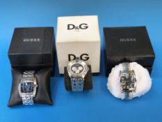 A D&G Time wristwatch together with two