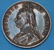 An 1887 Jubilee head Victoria half crown