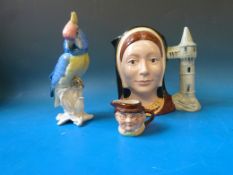 A Royal Doulton Catherine of Aragon jug,