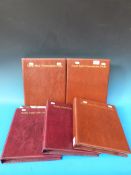 A collection of GB presentation packs in