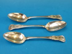 Three Kings Pattern Scottish silver spoo