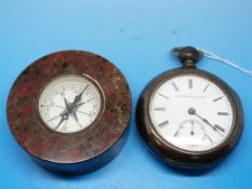 An Elgin National pocket watch and a Ser