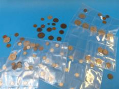 A small amateur collection of coins incl