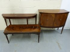 A reproduction suite of furniture compri