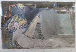 Vladimir Cora (modern): Abstract pastel