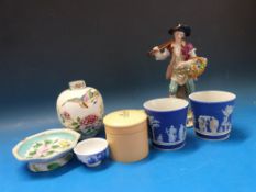 A Sitzendorf figure, new Chelsea ginger