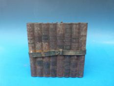 A Huntley and Palmer biscuit box as a st