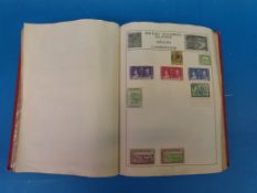 A Moveleaf stamp album containing an all