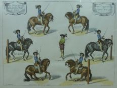 A Lucas Vorsterman coloured engraving 