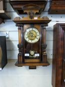 A German wall clock with two-train movem