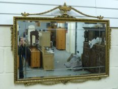 A gilt framed mirror with Neoclassical s