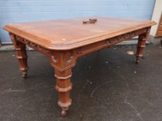 A 19thC pollarded oak Gothic Revival din