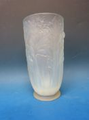 A Jobling opalescent celery vase