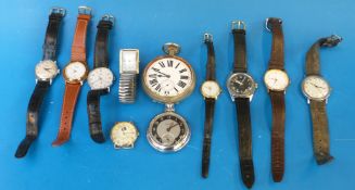 A Goliath pocket watch, Ingersoll and ot