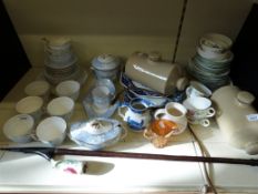 A quantity of ceramics to include floral