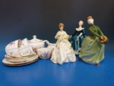 Three Royal Worcester figures 