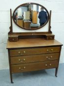 A late 19thC / early 20thC dressing tabl