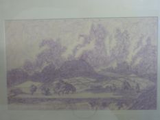 A print of goldfish with tree reflection