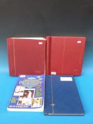 Lighthouse and Schaubek albums and a sto