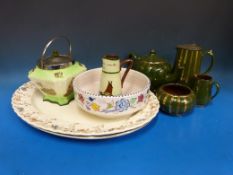 Mixed ceramics including a large Copelan