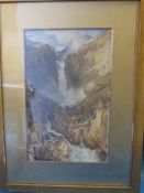 H.C Fawkes watercolour after Turner 