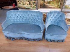 A childs/cottage suite comprising two se