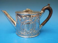 A Georgian hallmarked (Ldn 1795) drum-sh