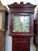 A 19thC longcase clock with 