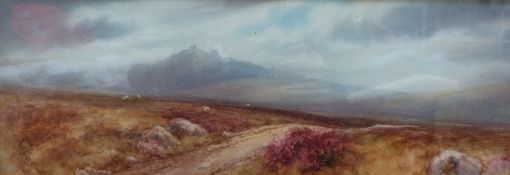 F.Parr watercolour of a marshland scene