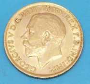 A 1913 gold full sovereign