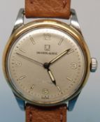 A c1950 Universal Geneve steel cased gen