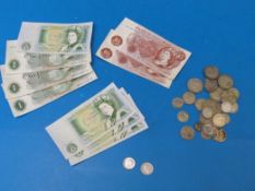 A cachet of pre 1947 silver coinage, tog