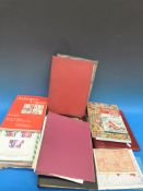A box of all world stamps, booklets, cov