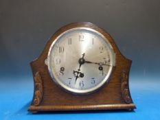 A c1930 mantel clock with three train mo
