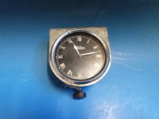 A Jaeger vintage car dashboard clock