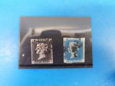 GB1840 1d black OE 4 clear margins and 1