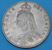A VF 1887 jubilee florin