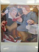 A signed Beryl Cook print 